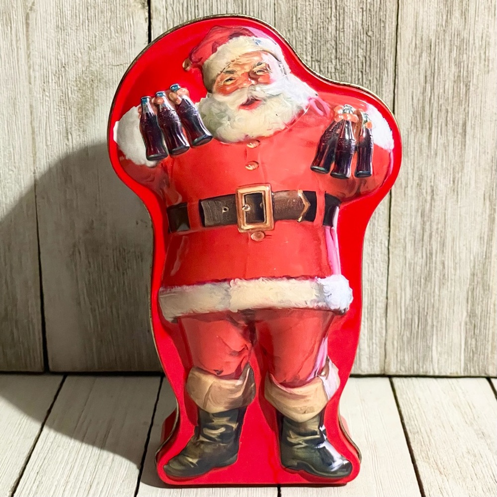 COCA-COLA x COKE Brand Vintage Santa Claus Playing Cards And Collector T…